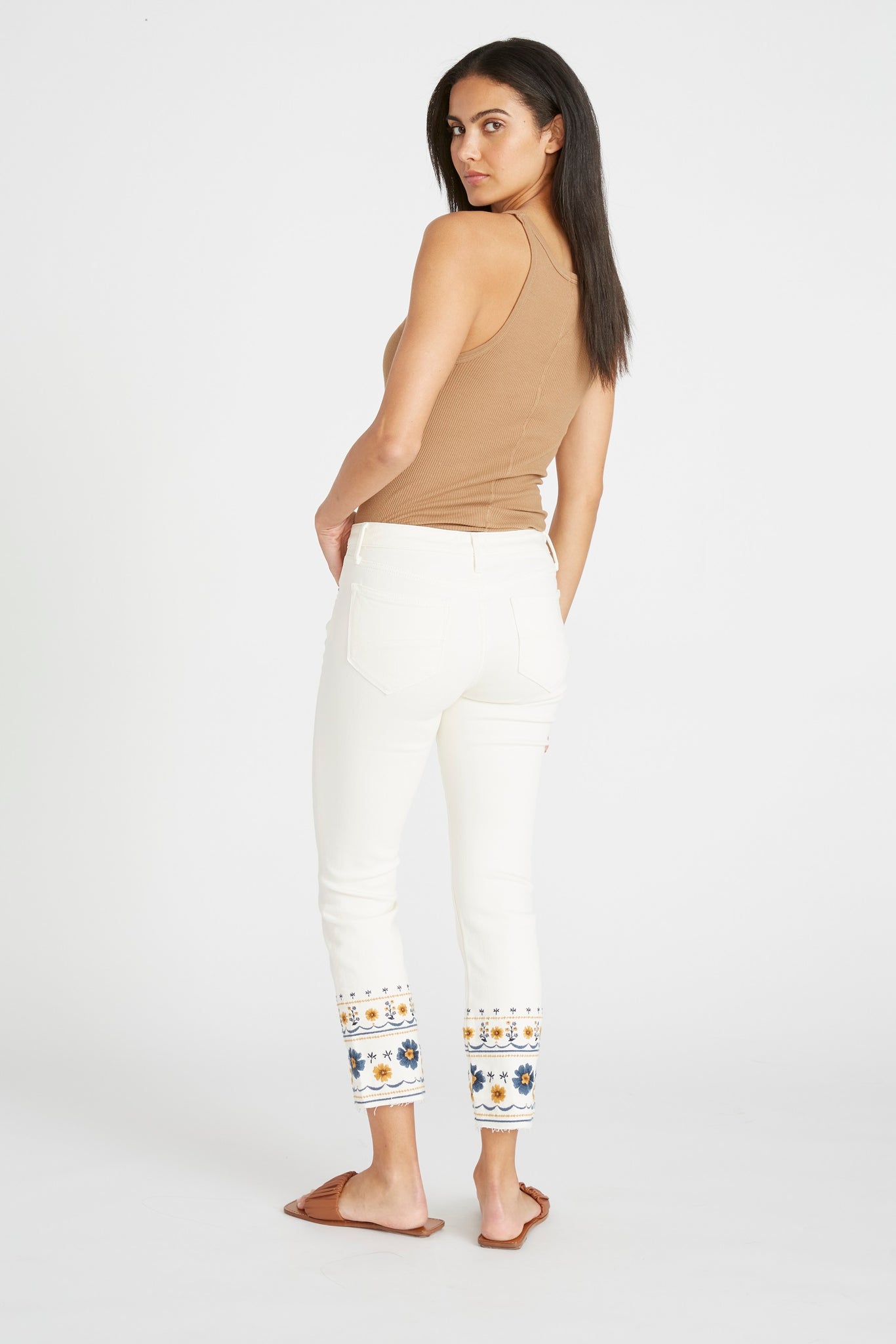 Colette Straight Crop - Golden Gates