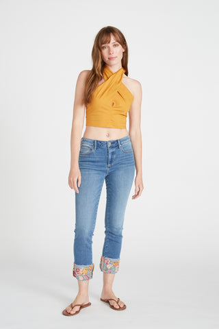 Colette Straight Crop - Portofino