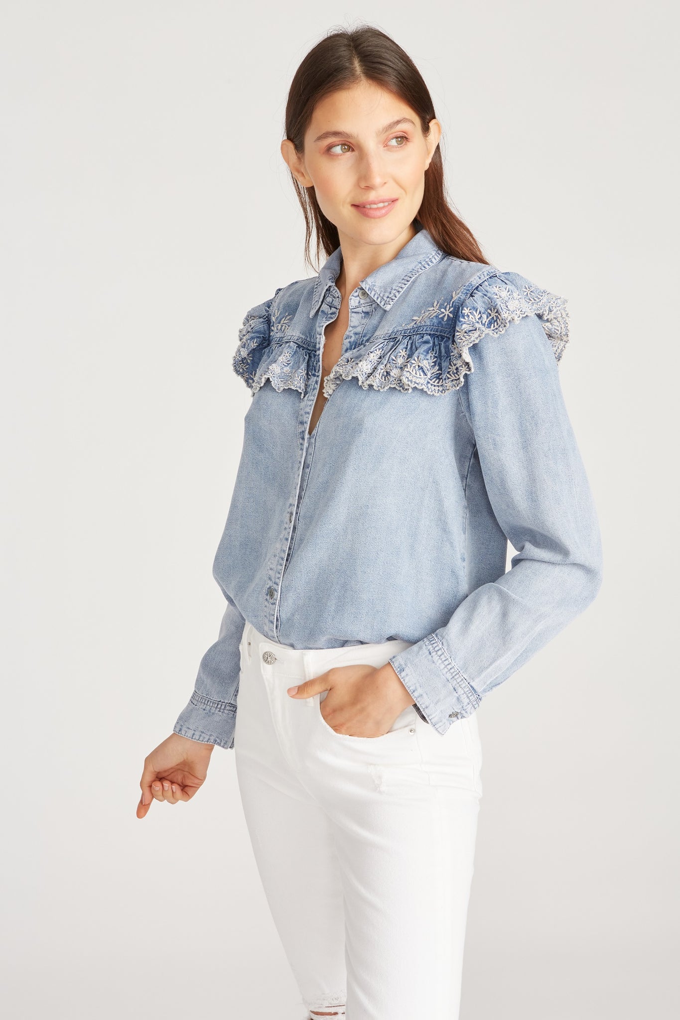 Penelope Shirt - Eyelet