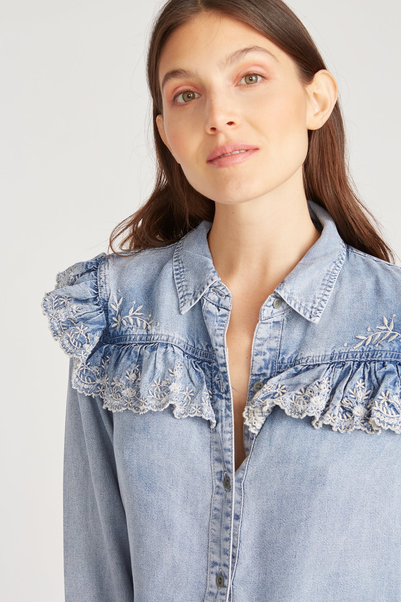 Penelope Shirt - Eyelet
