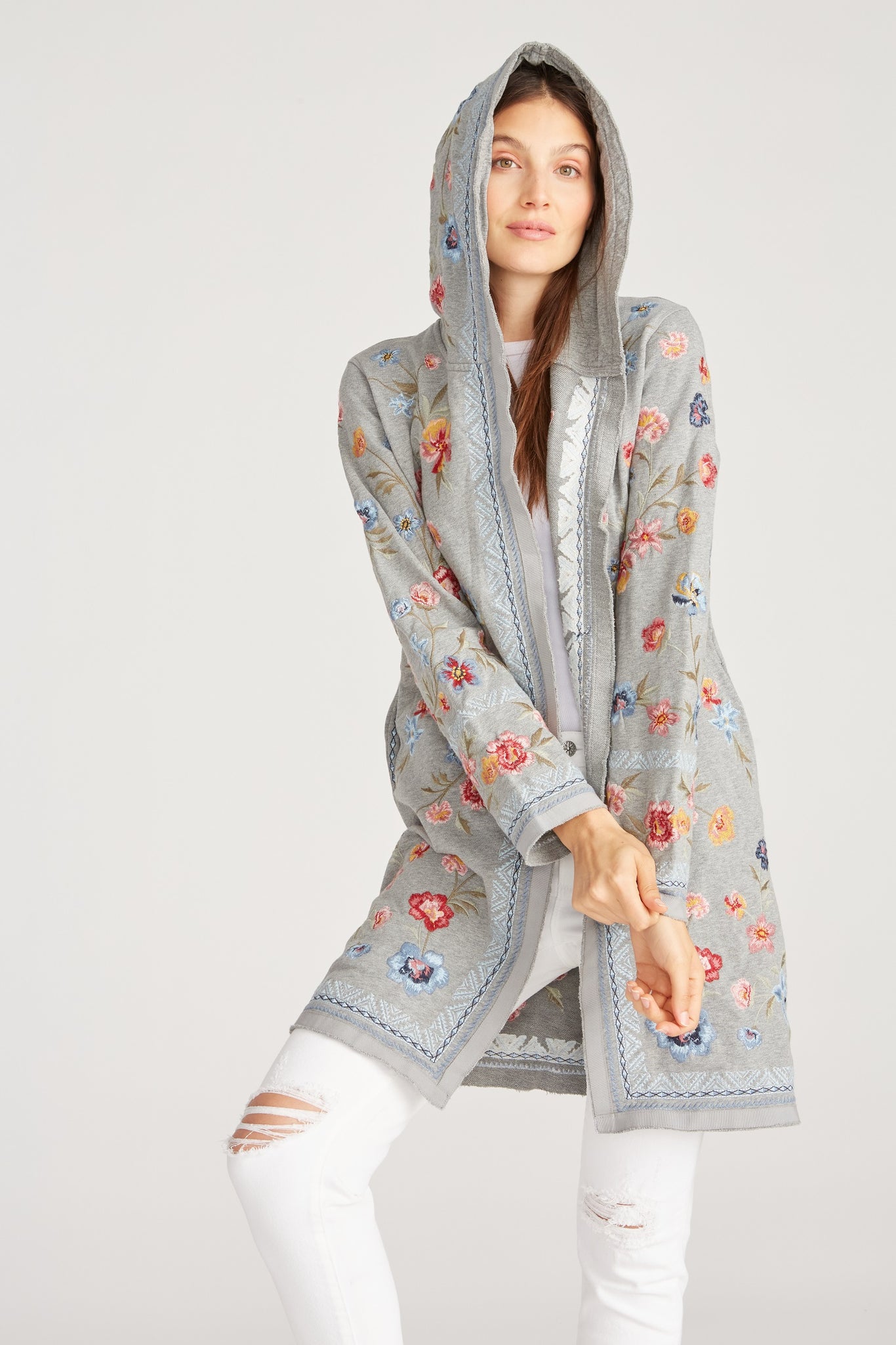 Shelly Kimono - Grey Spartan